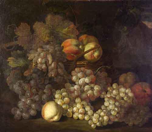 Jakob Bogdani Still Life with Pomegranates and Figs oil painting picture